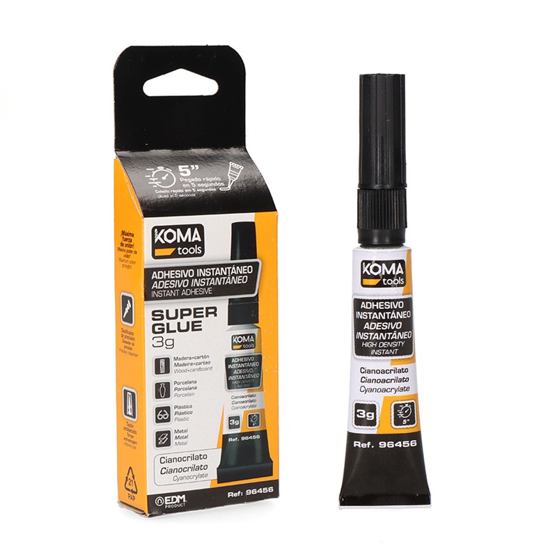 PEGAMENTO ADHESIVO 3G CIANOCRILATO EDM SUPER GLUE