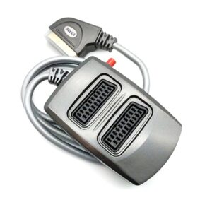 SELECTOR EUROCONECTOR (SCART) 2 ENTRADAS - 1 SALIDA 0.5M