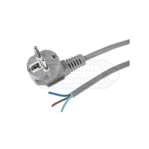 CABLE RED SCHUKO MACHO - EXTREMO LIBRE 1.7m