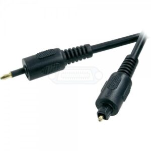 CABLE AUDIO ÓPTICO DIGITAL A JACK 3.5MM 1MT.