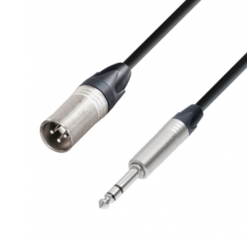 CABLE AUDIO XLR 3P MACHO - JACK 6.35mm MACHO ST 0.5M