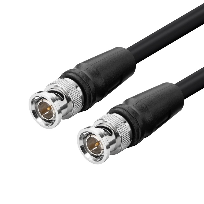 CABLE SDI 12G BNC HD MACHO - MACHO NEGRO 1m