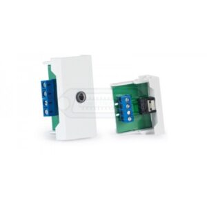CONECTOR JACK 3.5mm HEMBRA ESTÉREO 1/2 PANEL BORNA