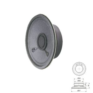 ALTAVOZ ALNICO 2,25" Ø57mm 8H 1W