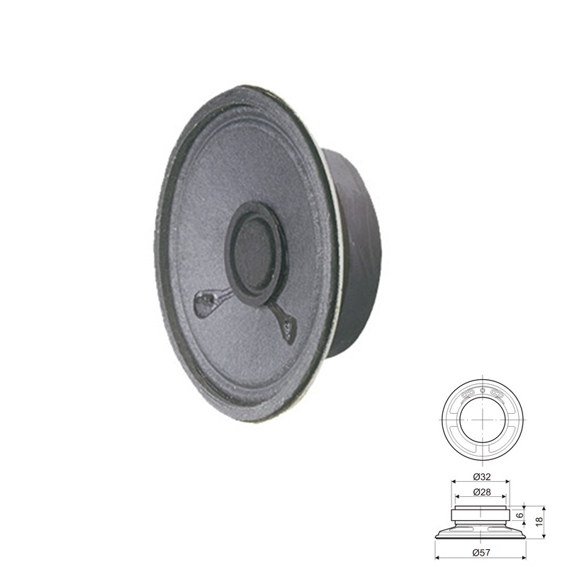 ALTAVOZ ALNICO 2,25" Ø57mm 8H 1W