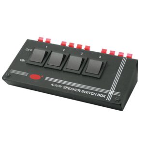 SELECTOR ALTAVOCES 4 VIAS ESTEREO ACTV071