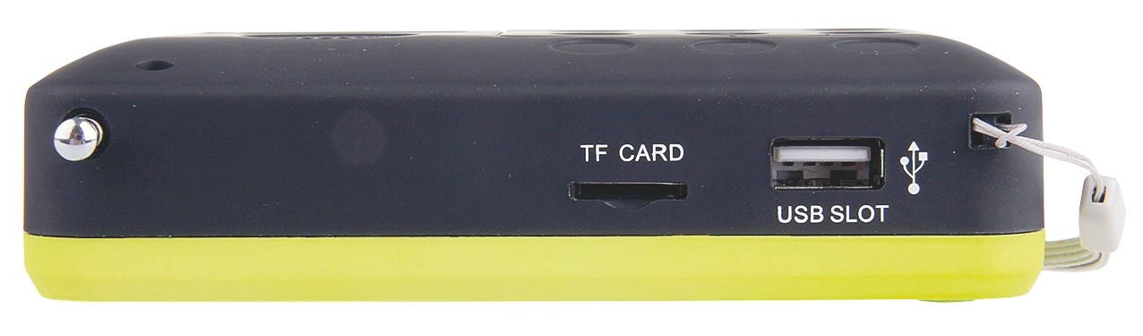 RADIO DIGITAL FM EMOS 1505W MP3 USB 5V AMARILLO - Imagen 3