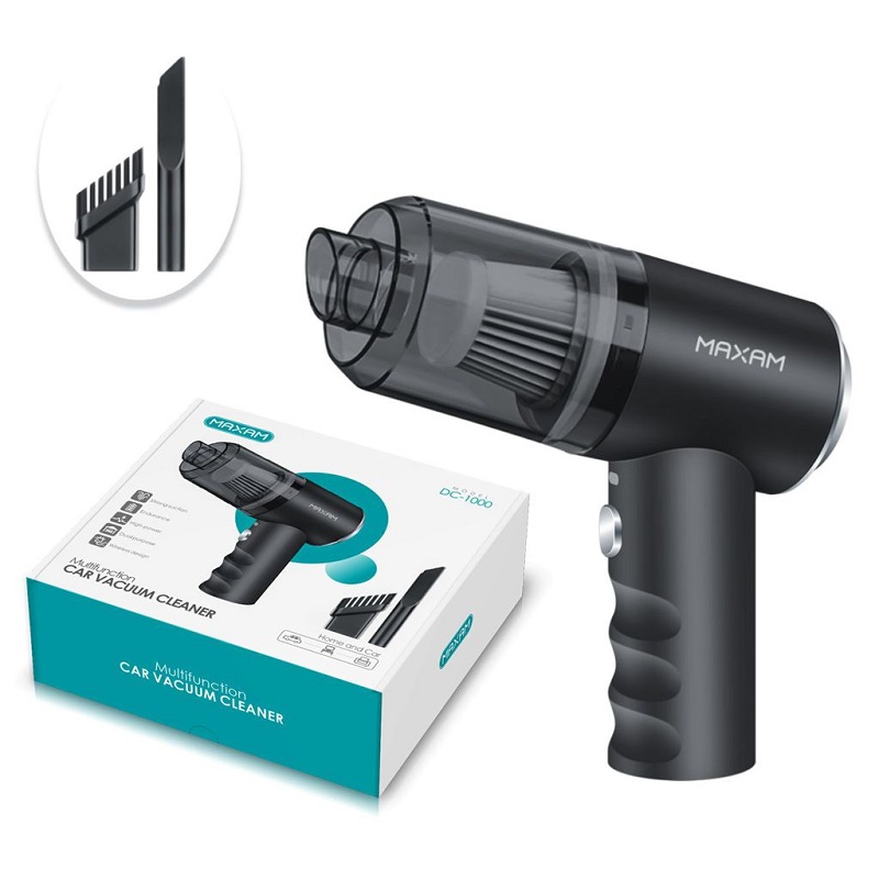 ASPIRADOR DE COCHE SIN CABLE 120W MAXAM DC-1000 NEGRO