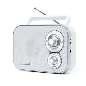 RADIO ANALÓGICA PORTÁTIL FM/MW MUSE M-051RW AC/DC BLANCO