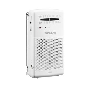 RADIO ANALÓGICA BOLSILLO FM/AM SANGEAN POCKET 100, BLANCO