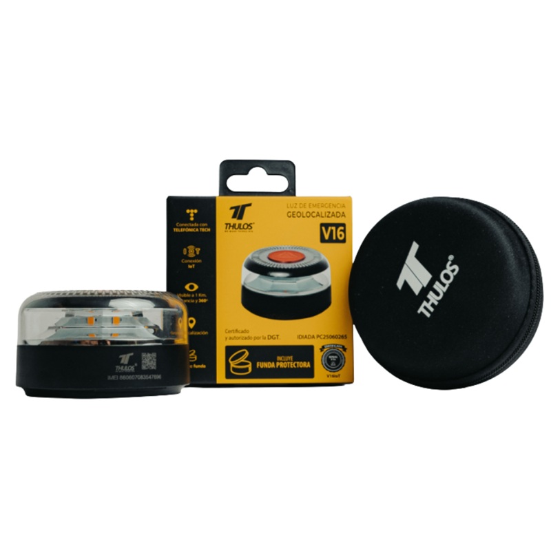 LUZ DE EMERGENCIA V16 IoT GEOLOCALIZADA THULOS v2 DGT 3.0 TELEFÓNICA TECH - Imagen 3