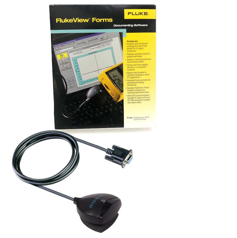 SOFTWARE FLUKEVIEW FORMS V1.1 + CABLE IR FLUKE SC89
