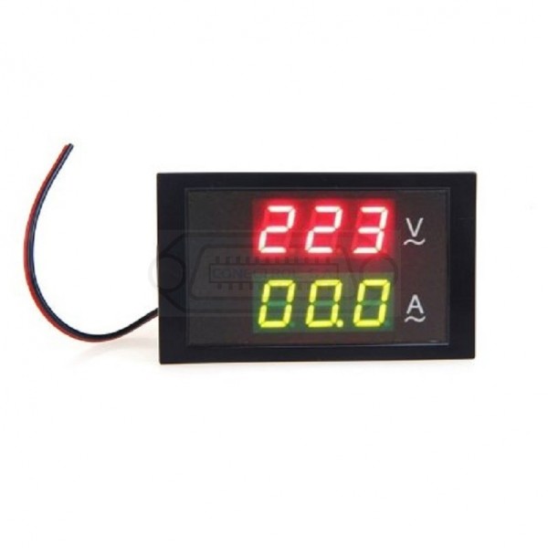 VOLTÍMETRO / AMPERÍMETRO PANEL AC 80/300V 99.9A