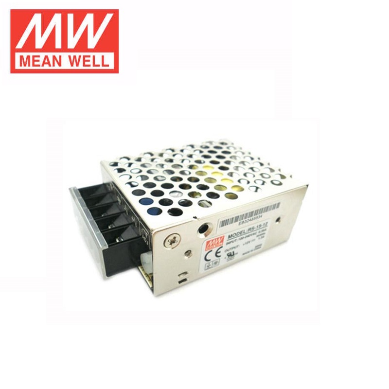FUENTE ALIMENTACIÓN DC 12V 1.3A 15.6W CONMUTADA MEAN WELL