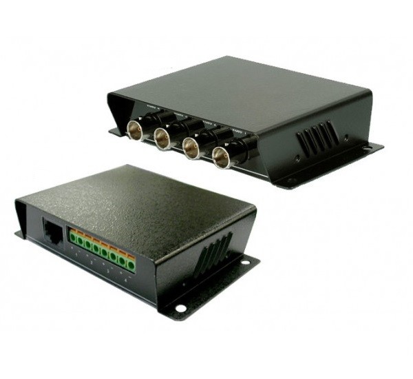 CONVERTIDOR VÍDEO PASIVO 4 COAXIALES A PAR TRENZADO - Imagen 3