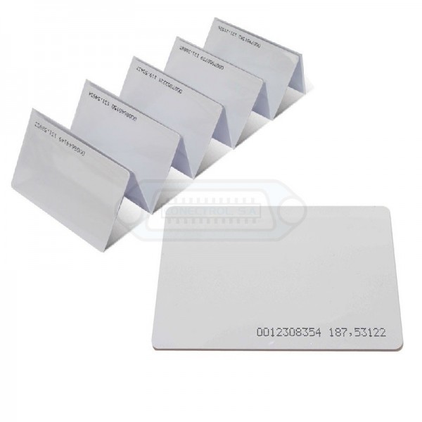 TARJETAS RFID 125KHZ BLANCAS 10 UNDS.