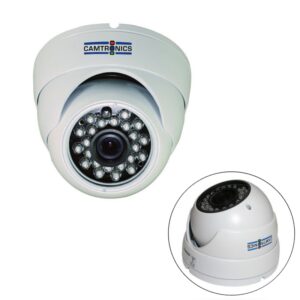 CÁMARA DOMO 4en1 (AHD/CVI/TVI/CVBS) 1080P 2.8mm 24 LEDs IR OSD BLANCA