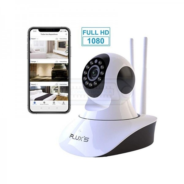 CAMARA IP WIFI INTERIOR FULL HD CON MICRO FLUX´S