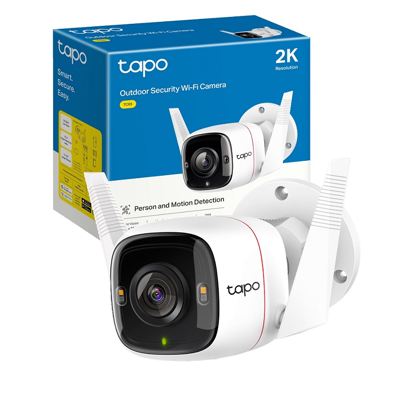 CÁMARA SEGURIDAD IP WiFi OUTDOOR 2K 3MP TAPO TC65