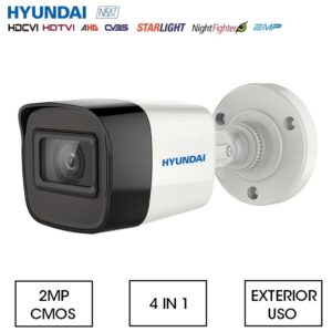 CÁMARA BULLET 4EN1 IR EXTERIOR 2MP HYUNDAI NIGHTFIGHTER