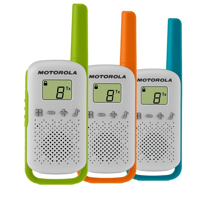 WALKIE TALKIES TALKABOUT T42 GO LIVE 4KM. TRIPLE PACK