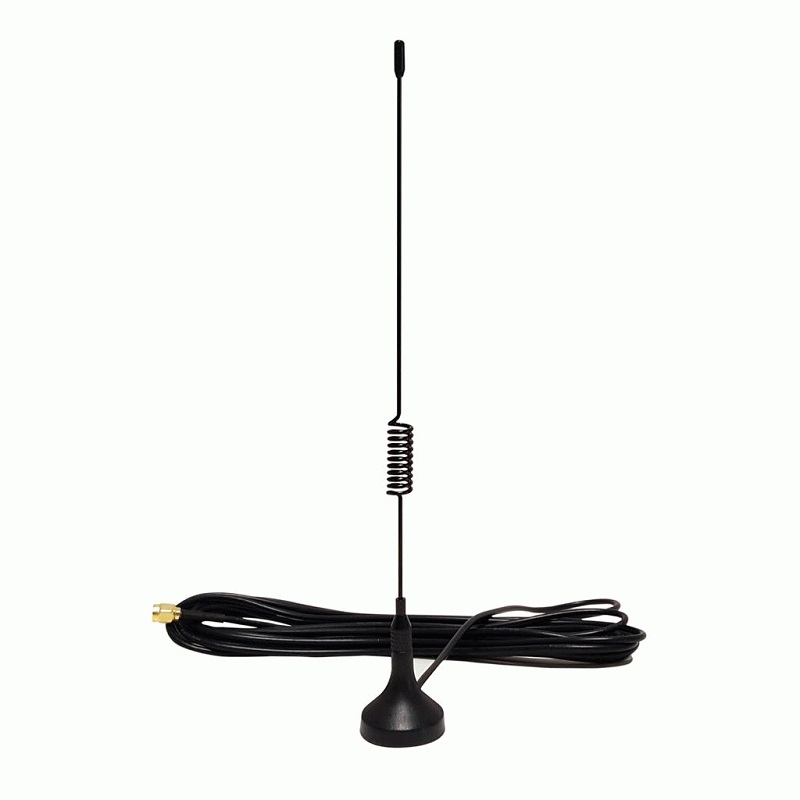 ANTENA GSM BASE MAGNETICA 4 BANDAS RG174 SMA MACHO 4.5M.
