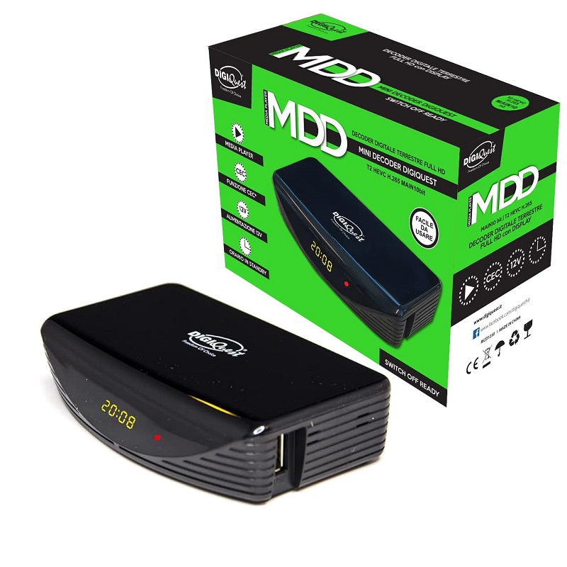 RECEPTOR DVB-T2 DIGIQUEST MDD HD, DISPLAY, HDMI, SCART - Imagen 3