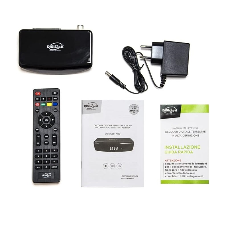RECEPTOR DVB-T2 DIGIQUEST MDD HD, DISPLAY, HDMI, SCART - Imagen 4