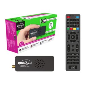 RECEPTOR DVB-T2 DIGIQUEST X20 HD, STICK, HDMI, RF, USB POWER