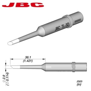 PUNTA SOLDADURA JBC TL-3D Ø3mm