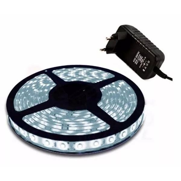 TIRA LED BLANCO FRÍO 12V 2.4W/M 5MTS - Imagen 3
