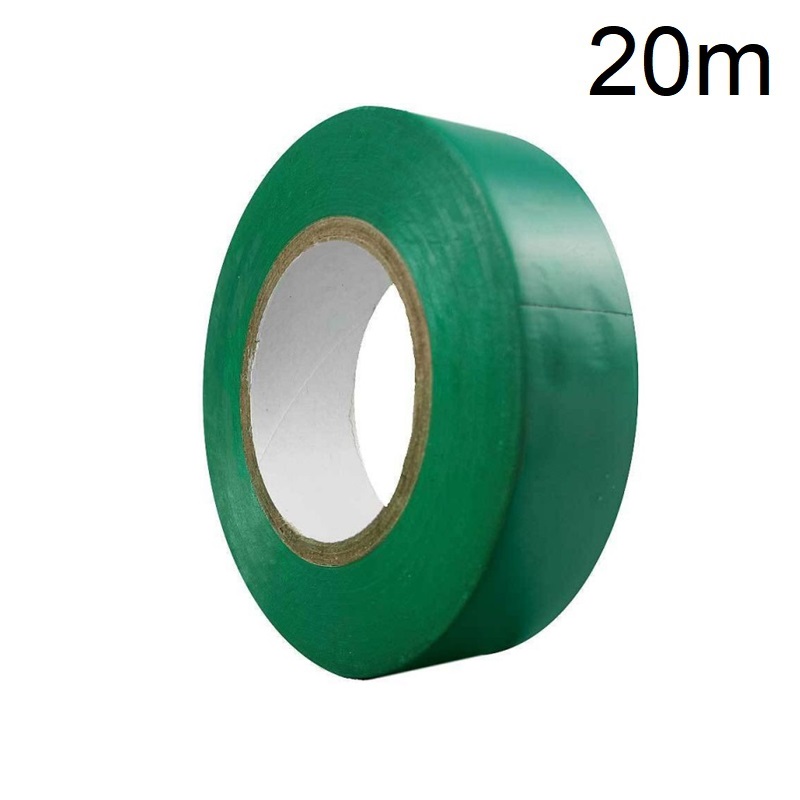 CINTA AISLANTE ADHESIVA 20m VERDE