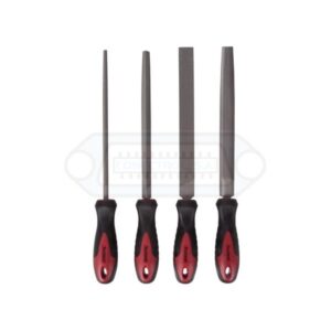 JUEGO CON LIMAS PARA ACERO 20CMS 8" 4 UDS.