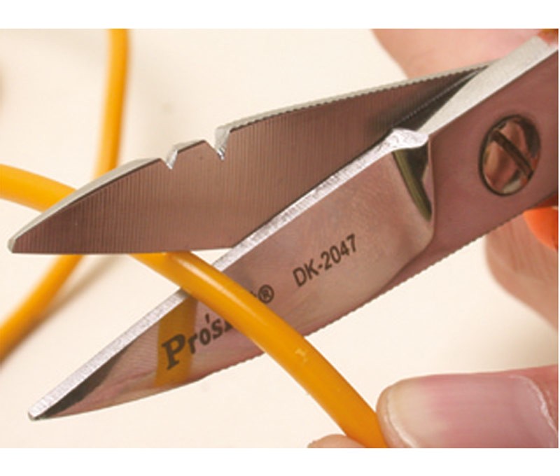 TIJERA DE ELECTRICISTA PELACABLES PROSKIT DK-2047N - Imagen 3