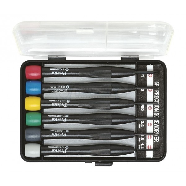 JUEGO DESTORNILLADORES PRECISIÓN 6P. 8PK-2061