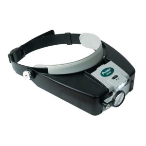 LUPA DE DIADEMA 3 LENTES CON LUZ LED PROSKIT MA-016