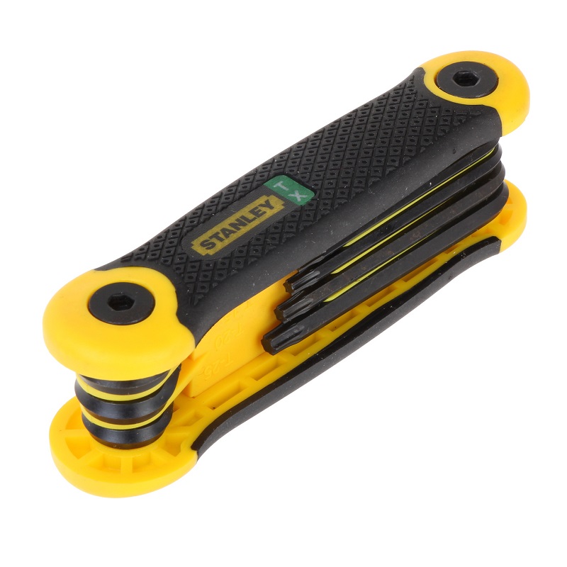 JUEGO DE 8 LLAVES HEXAGONALES TORX (T9-T40) STANLEY PLEGABLE - Imagen 3
