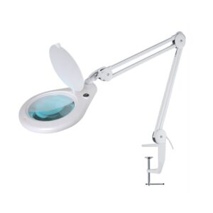 LUPA FLEXO ARTICULADA 5 DIOPTRIAS 2.5x LUZ LED (56 LEDS) GETI