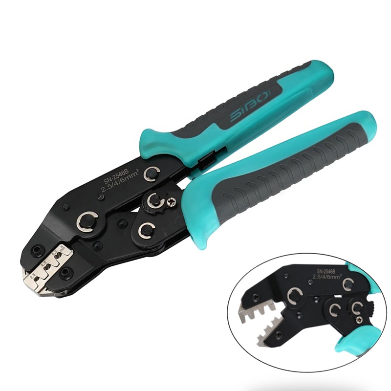 CRIMPADORA CONECTORES SOLARES MC4 CABLE AWG 14-10 (2,5/4/6mm²)