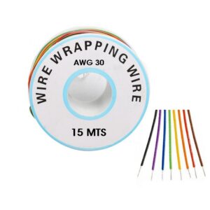 HILO WRAPPING AWG30 BOBINA 15M NEGRO