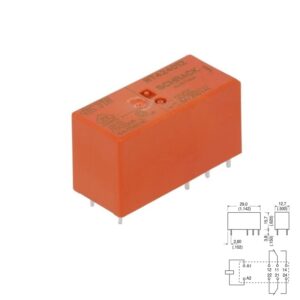 RELÉ DE POTENCIA SCHRACK RT424012 DC 12V (2Co) 8A PCB