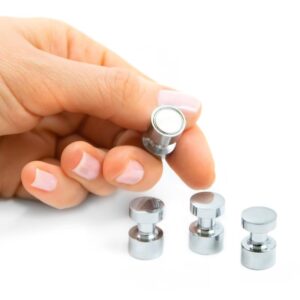 IMÁN DE NEODIMIO MANGO METAL "HOLD IT" Ø12mm ALTO 18mm 650g 6,37N