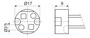 PORTALÁMPARAS BOMBILLAS GU4, GU5.3, GU6.35 - Imagen 3