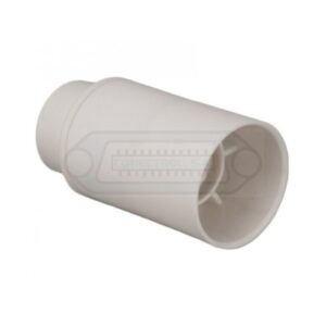 PORTALÁMPARAS BOMBILLAS ROSCA E14 AÉREO BLANCO