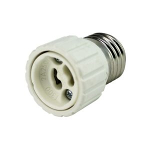 ADAPTADOR BOMBILLA ROSCA E27 A GU10
