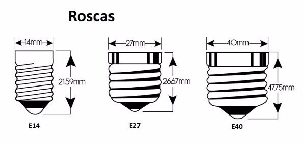 PORTALÁMPARAS BOMBILLAS ROSCA E14 AÉREO BLANCO - Imagen 3