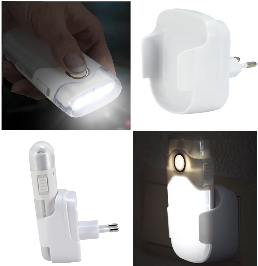 LINTERNA LED PARA SEGURIDAD CON CARGA CONTINUA