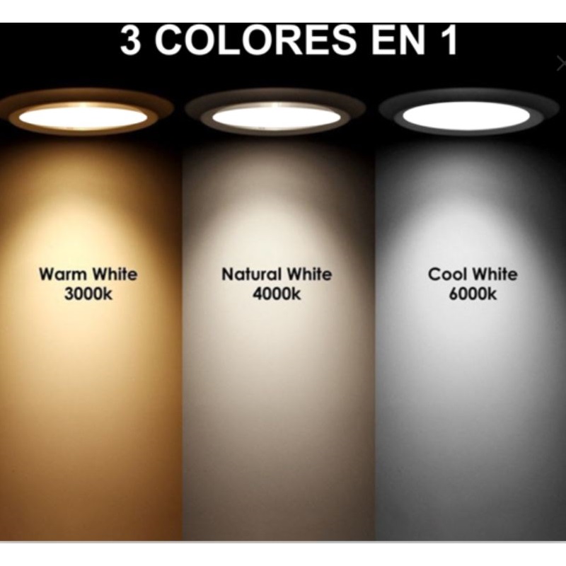 DOWNLIGHT GORT EMPOTRAR Ø220mm 24W CCT 3K/4K/6K CORTE AJUSTABLE - Imagen 4