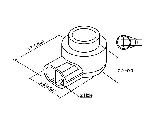 CONECTOR UY EMPALME TELEFÓNICO 2 VÍAS Ø1.52MM 26-22AWG - Imagen 3