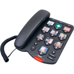 TELEFONO FIJO SENIOR FYSIC FX-3200 NEGRO
